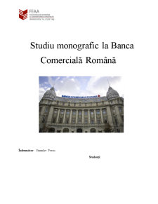 Studiu Monografic BCR - Pagina 1