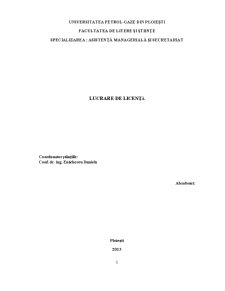 Birotică și secretariat - organizarea muncii de secretariat - Pagina 1