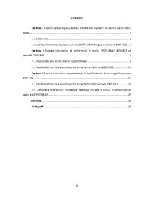 Analiza Indicatorilor din Bilanțul Contabil pentru Banca Erste Bank Hungary pentru Anii 2005-2011 - Pagina 2