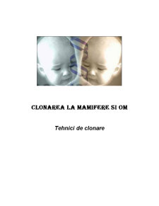 Clonarea la Mamifere și Om - Pagina 1