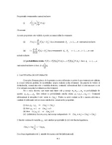 Breviar teoria probabilităților, cantitatea de informație, canale discrete de comunicație - Pagina 3