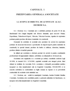 SC Decirom SA - Pagina 1