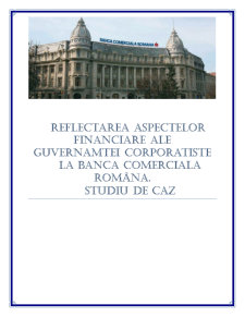 Guvernanța corporativă a BCR - Pagina 1