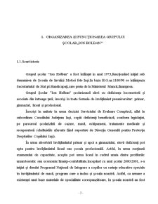 Organizarea și Conducerea Gestiunii Financiare a Grupului Scolar Ion Holban Iași - Pagina 3