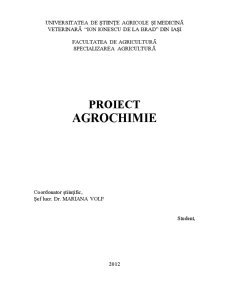 Agrochimie - nutriția minerală a culturii de caise - Pagina 1