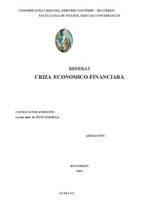 Criza economico-financiară - Pagina 1