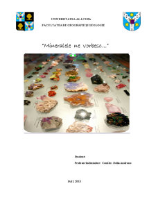 Mineralele ne Vorbesc - Pagina 1