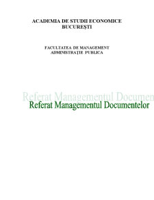 Managementul Documentelor în Word - Pagina 1