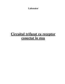 Circuitul Trifazat cu Receptor Conectat în Stea - Pagina 1