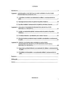 Mecanismul instrumentelor de plată în Republica Moldova - Pagina 1