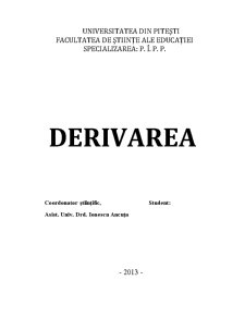 Derivarea - Pagina 2