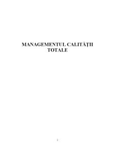 Studii de Caz la SC Moldosin SA si SC Bucovina SA - Managementul Calitatii Totale - Pagina 2