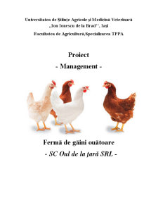 Înființarea unei ferme de găini ouătoare - SC Oul de la Țară SRL - Pagina 1