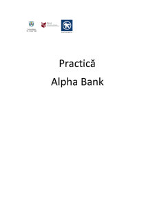 Monografie Alpha Bank - Pagina 1