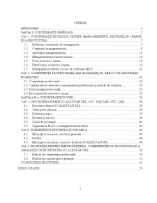 Competențele Profesionale și Creșterea Abilităților Necesare Resurselor Umane în Unitatea de Panificație SC Alex Pan SRL - Pagina 3