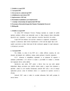 ERP - concept, implementare și prezentare sistem la Primăria Municipiului București - Pagina 2