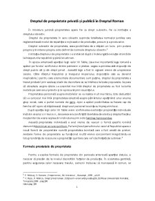 Dreptul de proprietate privată și publică în dreptul român și contemporan - Pagina 1