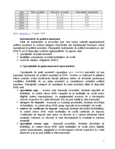 Analiza Comparativă a Politicii Monetare din România și Zona Euro - Pagina 5