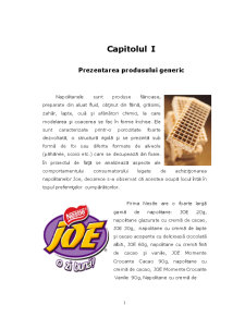 Comportamentul consumatorului - napolitane Joe - Pagina 1