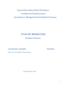 Plan de Marketing Vodafone - Pagina 1