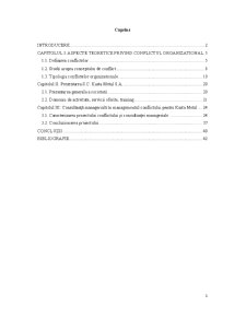 Analiza conflictelor în organizație - Pagina 1