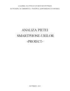 Analiza pieței smartphone-urilor - Pagina 1