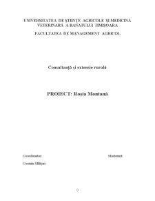 Consultanță și extensie rurală - Roșia Montană - Pagina 1