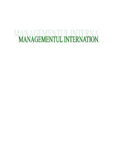 Managementul internațional - Pagina 1