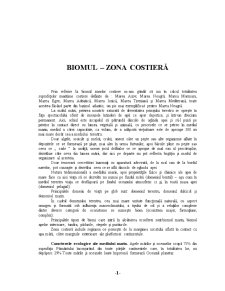 Biomul - zona costieră a Mării Negre - Pagina 1