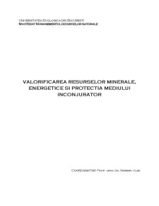 Valorificarea resurselor minerale energetice și protecția mediului înconjurător - Pagina 1