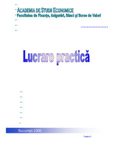 Lucrare practică - Pagina 1
