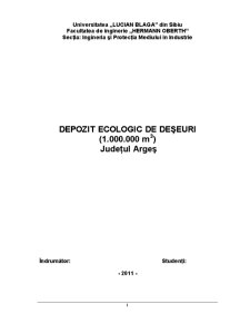 Depozit Ecologic de Deșeuri - Pagina 1