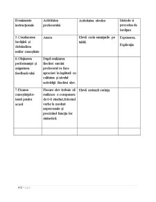 Proiect de lecție - funcțiile sintactice ale verbelor nepersonale - Pagina 4