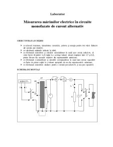 Măsurarea mărimilor electrice în circuite monafazate de curent alternativ - Pagina 1