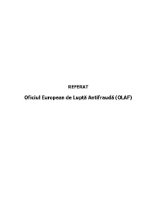 Oficiul European de Luptă Antifraudă - Pagina 1