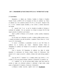 Fundamentarea și perceperea veniturilor bugetare la Antibiotice SA Iași - Pagina 3
