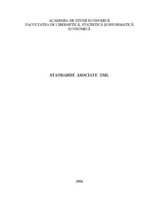 Standarde Asociate XML - Pagina 1