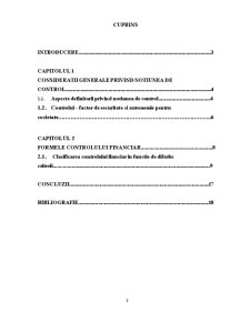 Considerații generale privind noțiunea de control și formele sale - Pagina 2