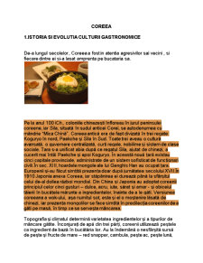 Gastronomia coreeană - Pagina 1