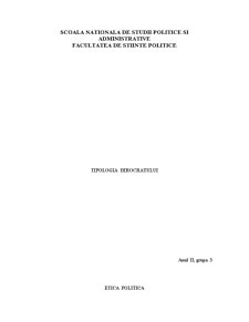 Tipologia Birocratului - Pagina 1