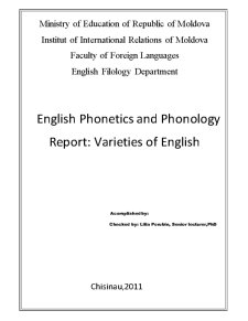 Varieties of English - Pagina 1