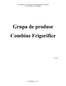 Grupa de produse - combine frigorifice - Pagina 1