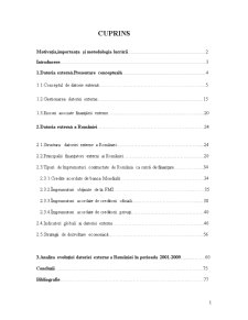Studiu Privind Datoria Externă a României în Perioada 2001-2009 - Pagina 2