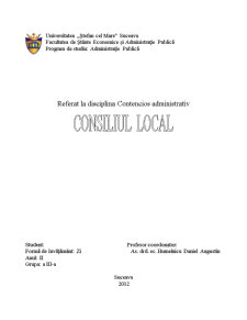 Consiliul Local - Pagina 1