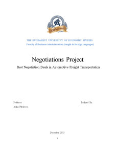 Best Negotiation Deals în Automotive Freight Transportation - Pagina 1