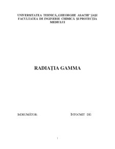 Radiații Gamma - Pagina 1
