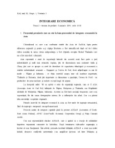 Integrare Economică - Pagina 1
