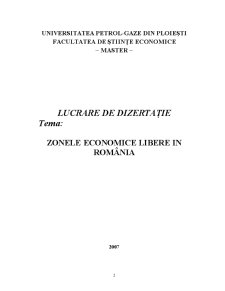 Zonele Economice Libere în România - Pagina 2