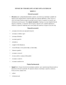 Mecanică și mecanica fluidelor semestrul I și II - Pagina 1