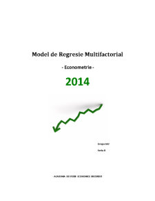 Model de Regresie Multifactorial - Pagina 1